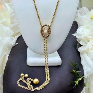 Vintage Gold Filled Lariat Necklace-20 grams!